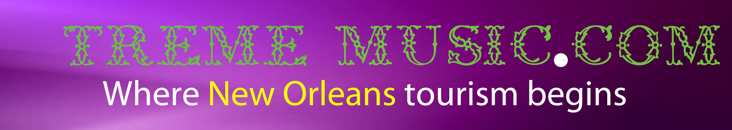 Treme music website logo
